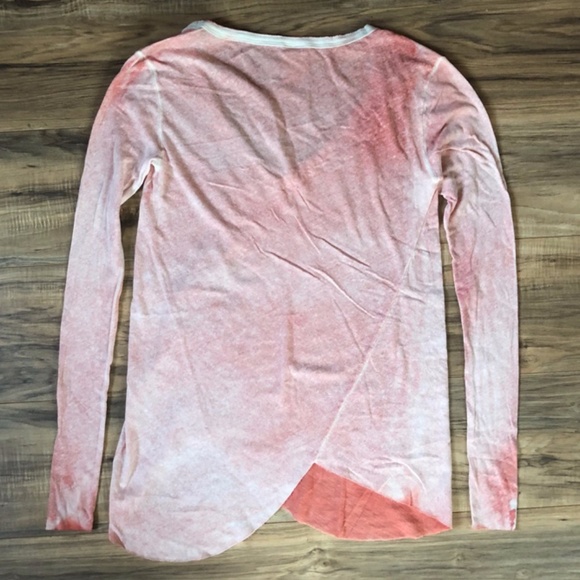 NWOT - We The Free Red Long Beach Tee Tunic Top S - Picture 4 of 8